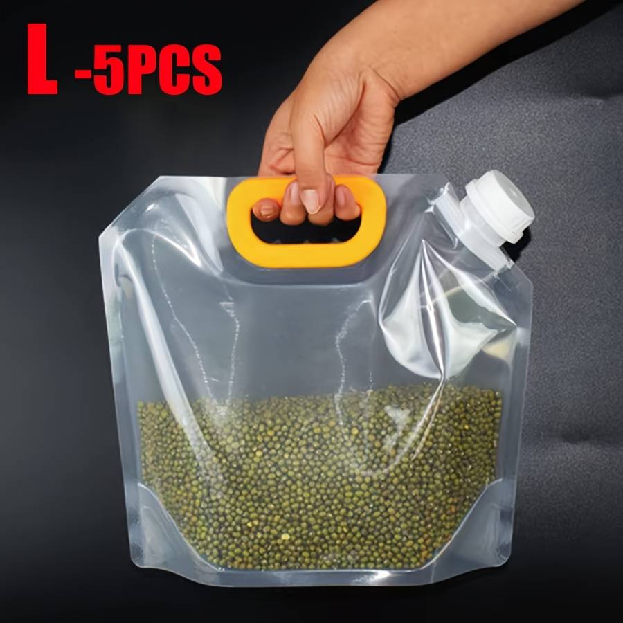 Food Storage Bags Model Transparent M5Pcs