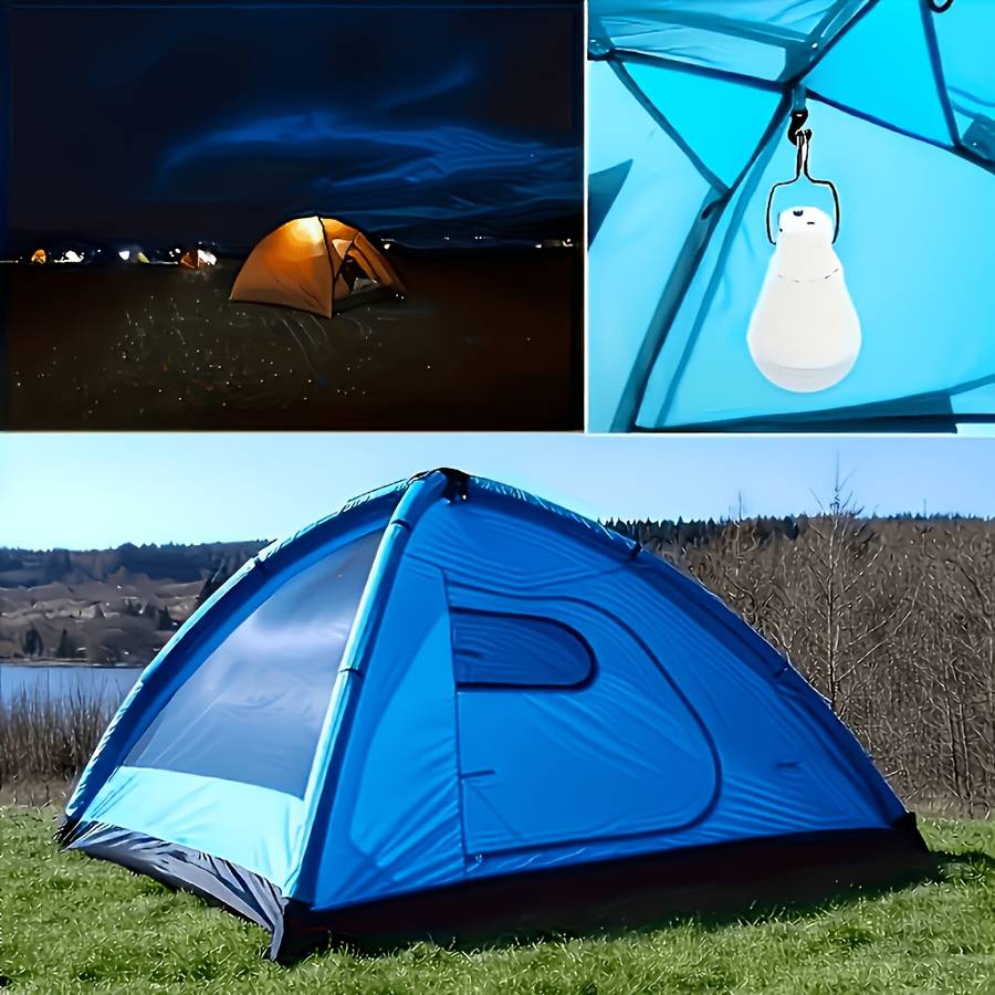 Solar Emergency Lights Color 2 Pcs  White Light