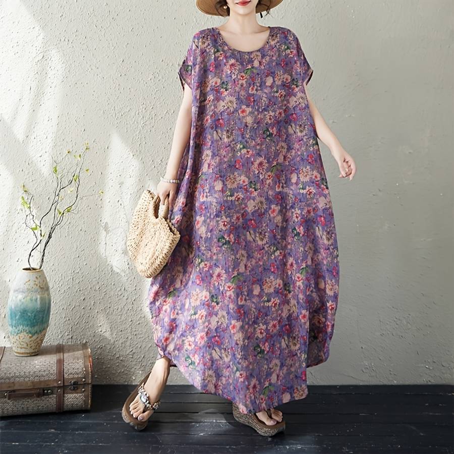 Women S Dress Color Purple Size Asian One Size