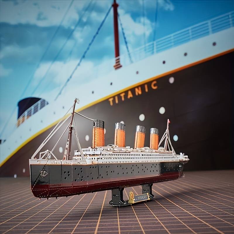 3D Jigsaw Puzzle Model Ship Items Titanic For Ages 14 And Up