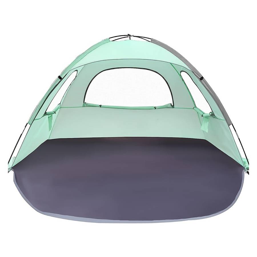 Camping Canopy 3 Beach Tent Sun Shelter Upf 50 Uv Protection Portable Beach