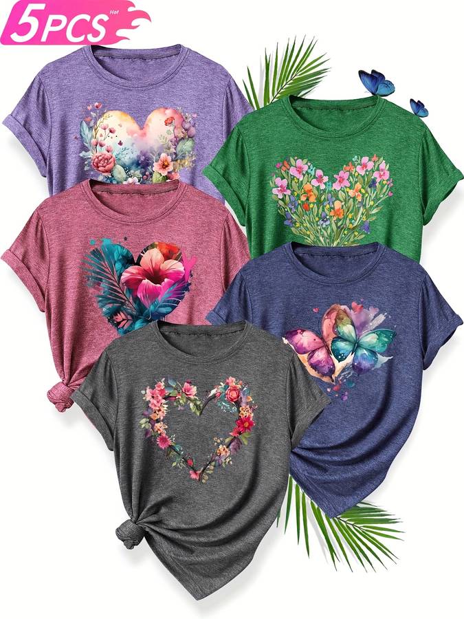 Womens T Shirt Color Peacock Blue Periwinkle Green Cardi Deep Space Gray Sizes
