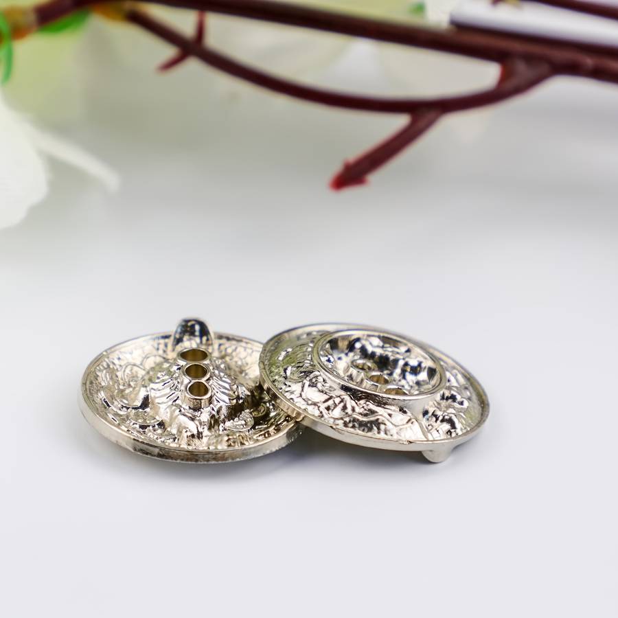 Incense Burner Items  2Pcs Silver Golden Toad Incense Insert Trumpet