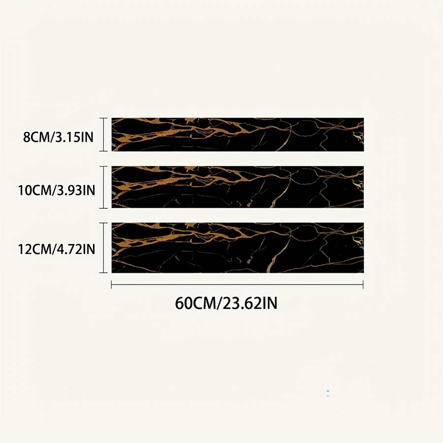 Skirting Board Gray Base Stone Pattern Size 4.72In*23.62In12Cm*60Cm