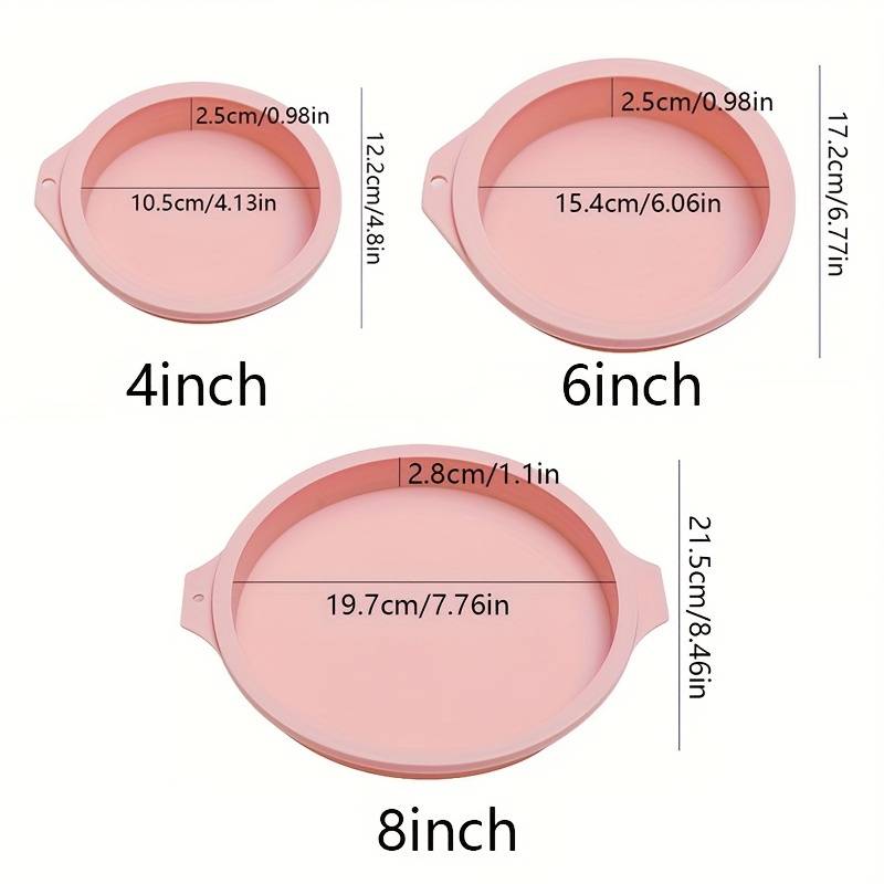 Suitable For Baking Molds Items 20.32Cm 4Pcs  Set