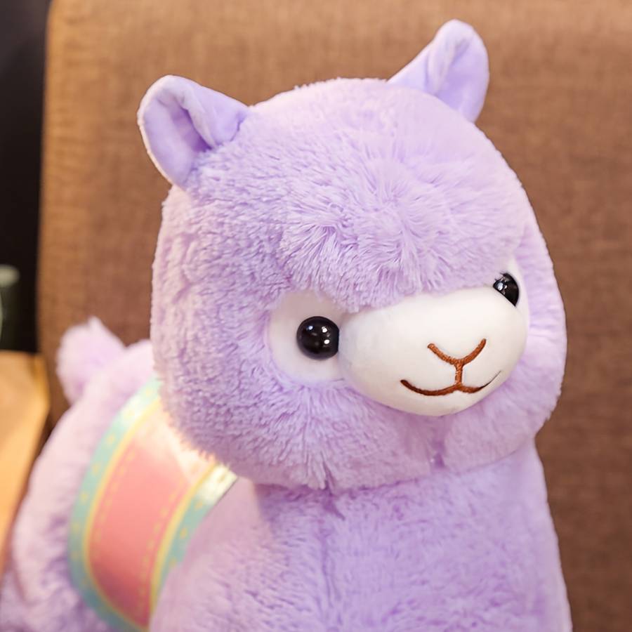 Toy Doll color Pink Saddle Alpaca size Large Size 50 Cm