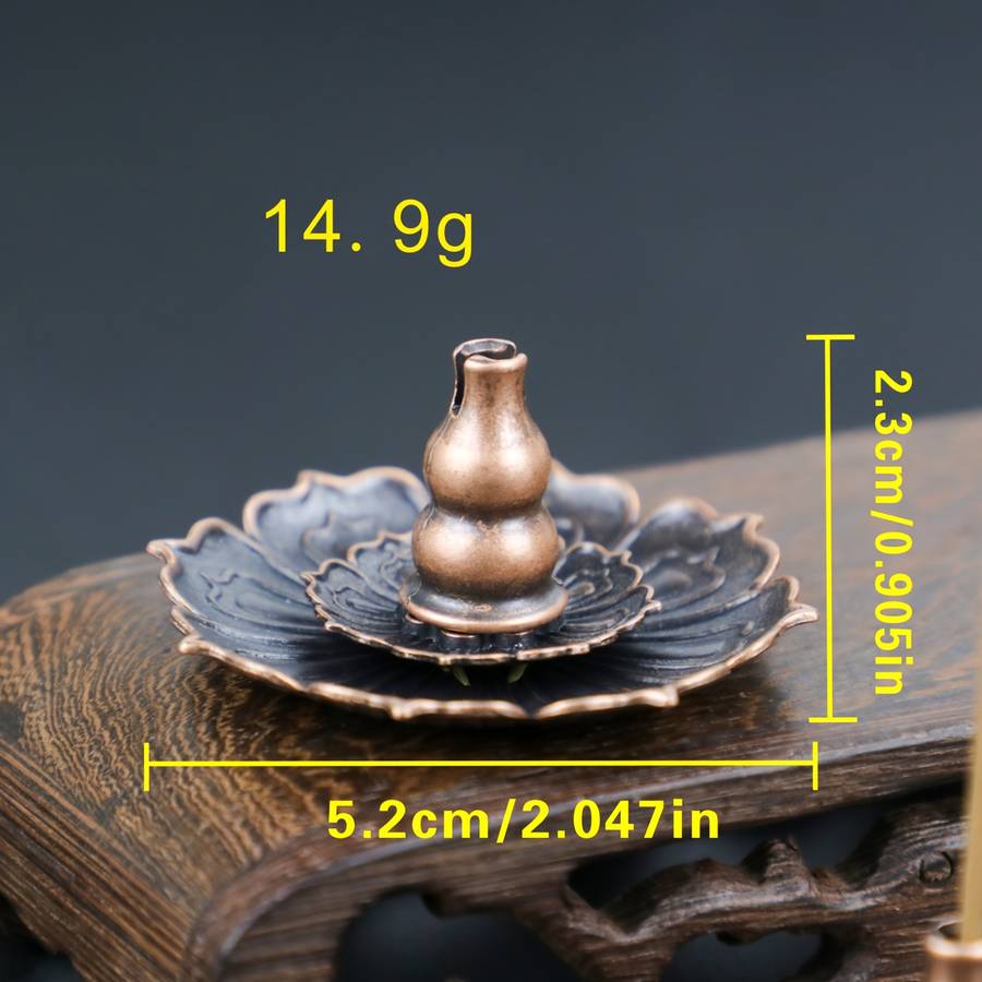 Incense Burner Color  Medium For Lotus Three Treasures  1 Piece
