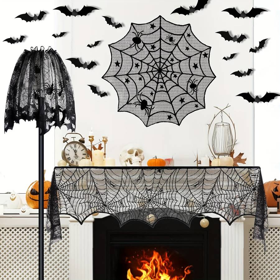Halloween tablecloth decoration Items 102cm round tablecloth