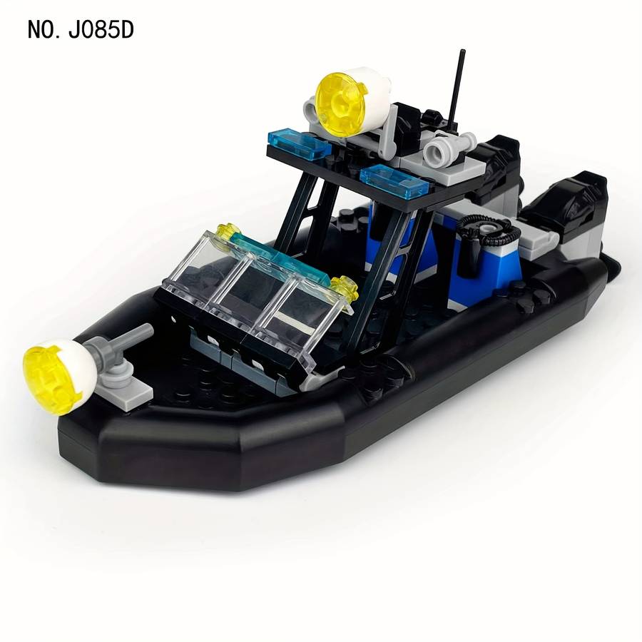 3D Jigsaw Puzzle Model Ship Color J085E Sea Search Boat 78Pcs