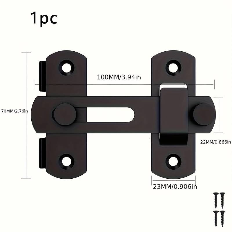 Lock Color 6Pcs Black 7X5