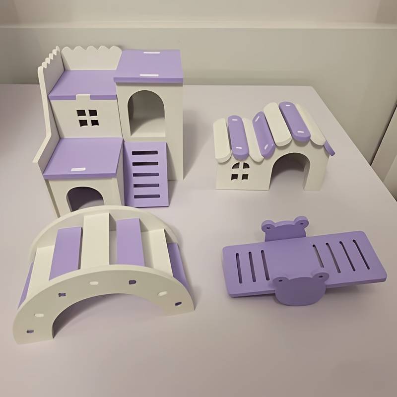 Pet Supplies Items Five  Piece Set    Purple