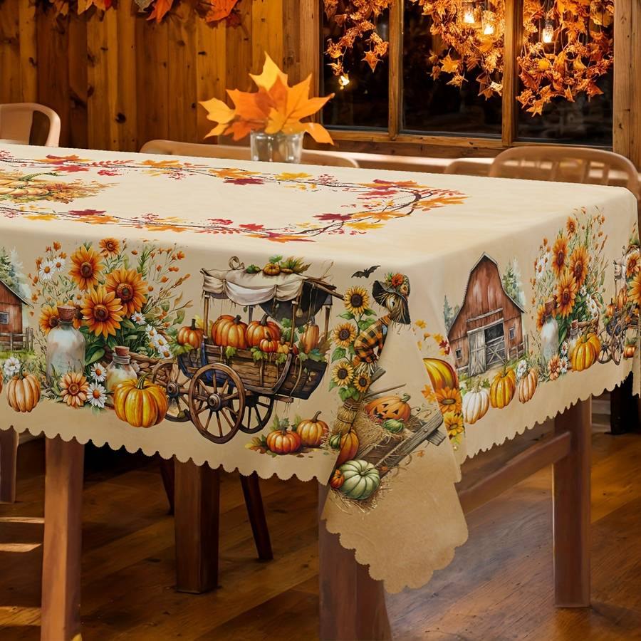 Halloween tablecloth decoration size 60x120in 152x304cm or Rectangle