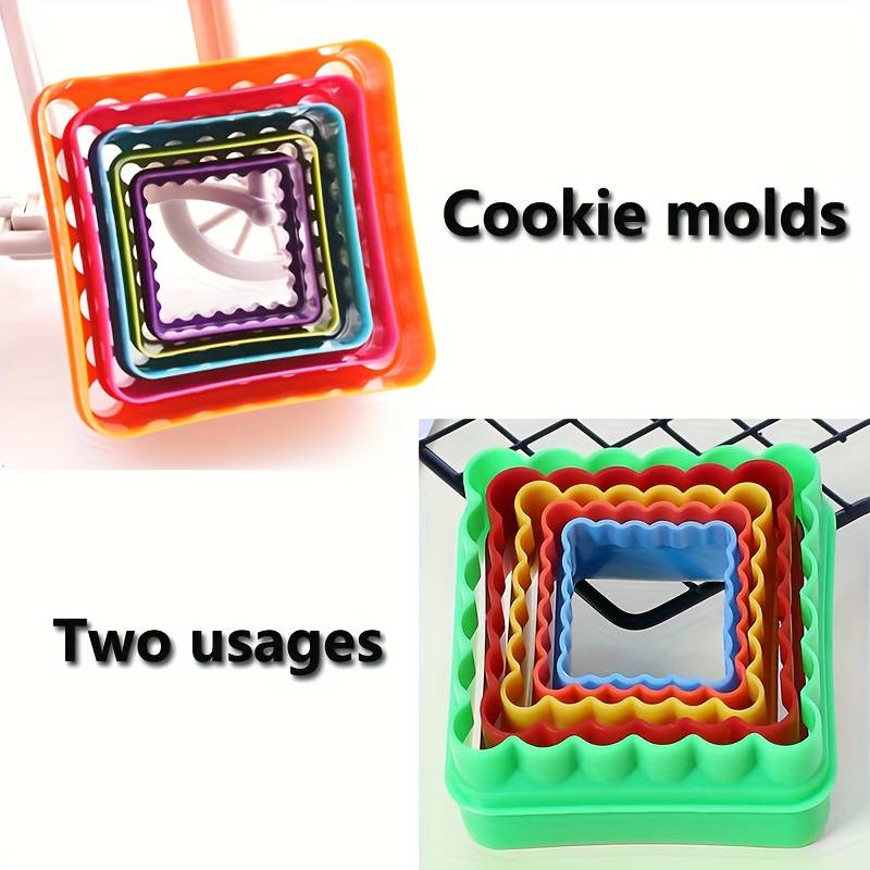 Suitable For Baking Molds Style Wave Squarex5