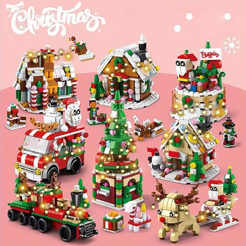 Building Toy Architectural Model Toy Set Style Holiday Season Pancake House