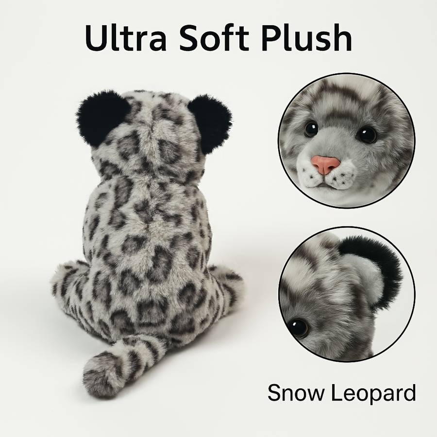 Toy Doll Style 24.89Cm Snow Leopard