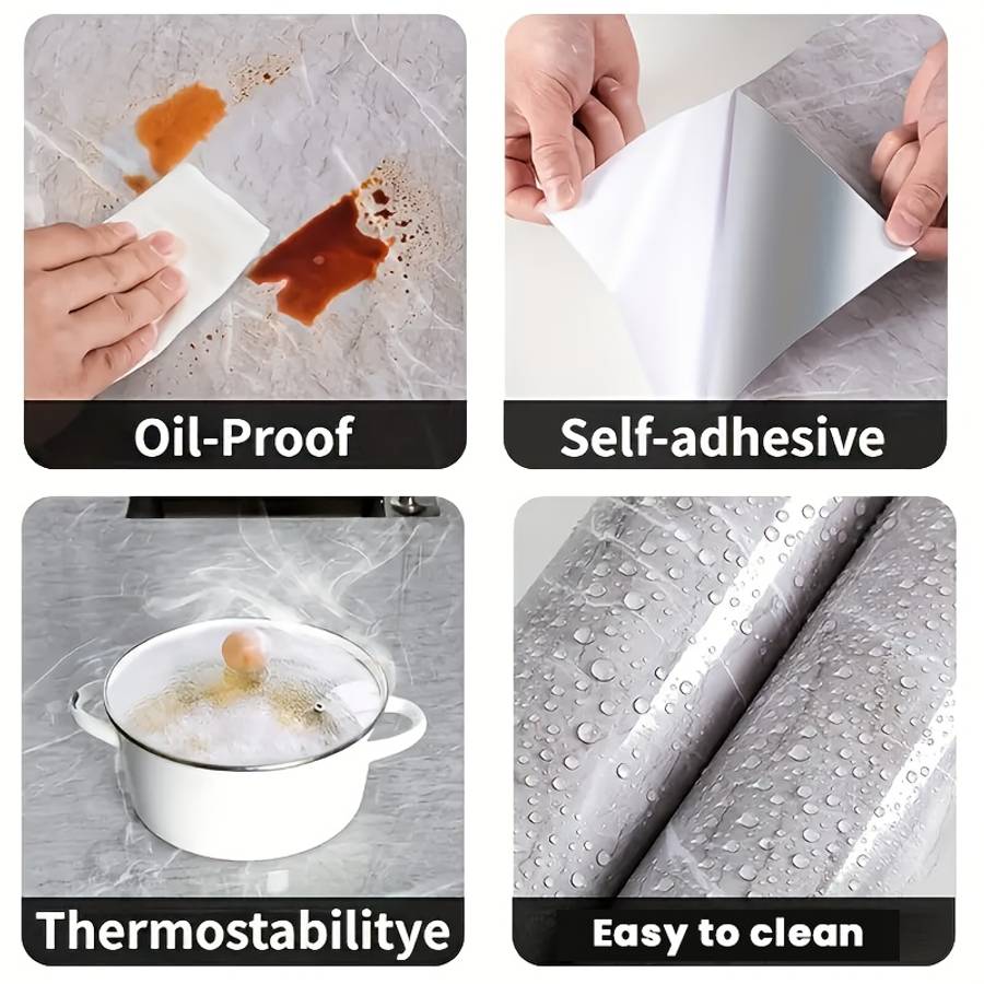 Self Adhesive Floor Sticker White Wood Grain 60cm x 3m