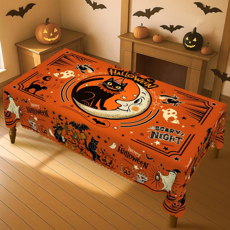 Halloween tablecloth decoration size Rectangle 152220cm
