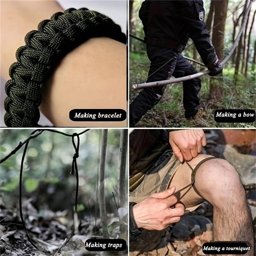 Compact 7 Strand Core Cord Rope Lanyard Rope Camping Survival Equipment Diy
