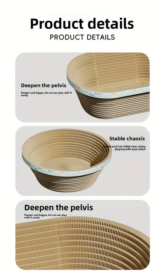 Pet Supplies Size Round Corrugated Paper Bathtub   49 X 49 X 18Cm