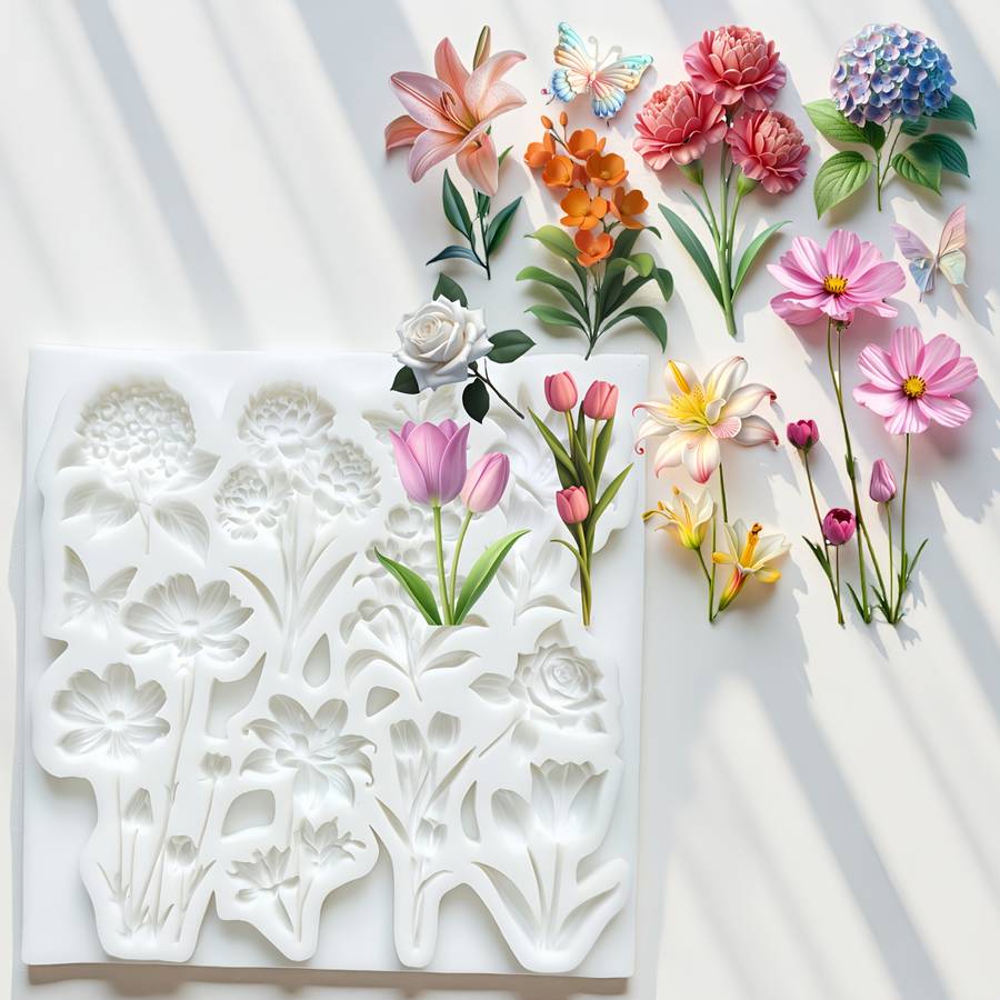 Suitable For Baking Molds Style Flower