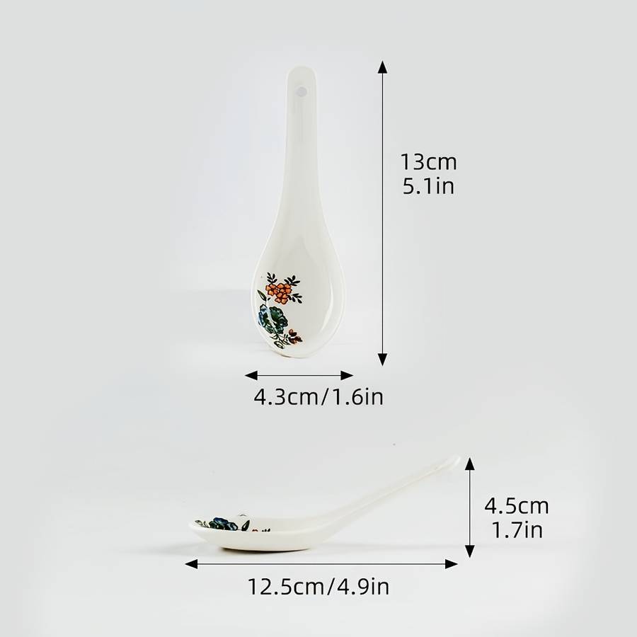 Bowl Items 4.5Inch Rice Bowls 4Pack  Spring Bud Flower