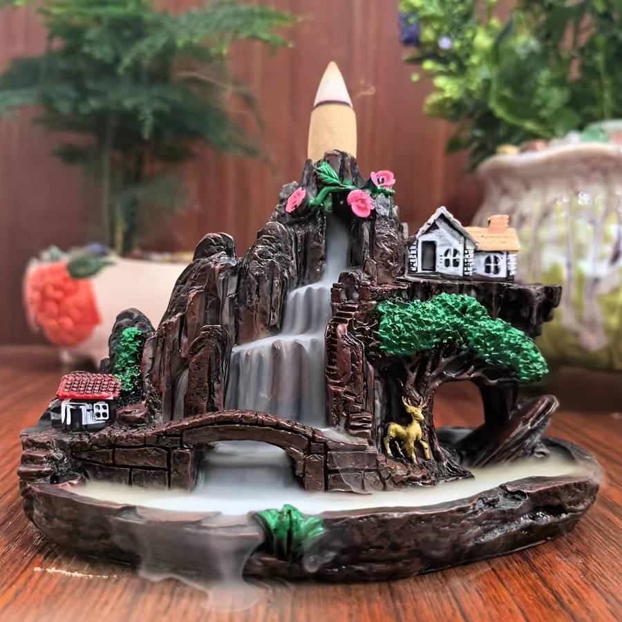 Incense Burner Style  Splendid Rivers And Mountains