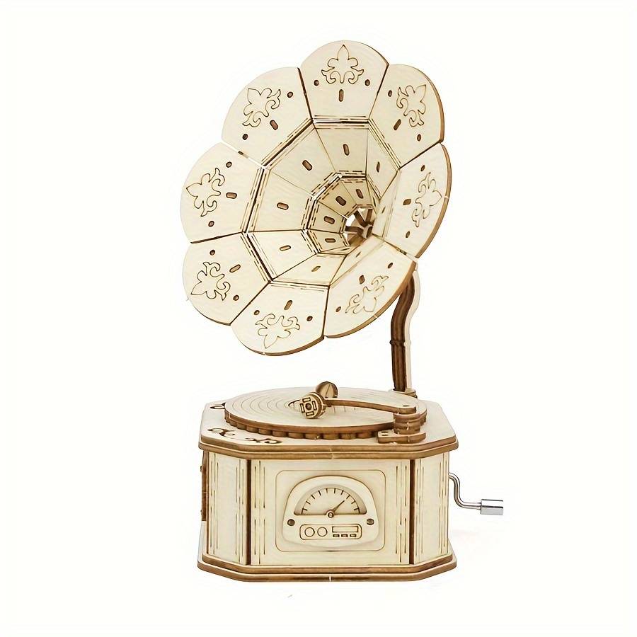 3D Puzzle Musical Instrument Model Style Phonograph