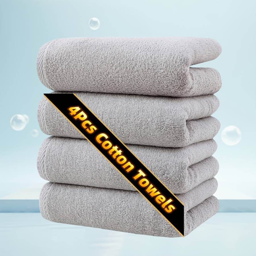 Towel Color 4 Packs Of Mixed Colors Size34*78Cm