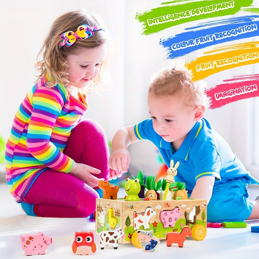 Childrens Toys Style Happy Farm Animal Car