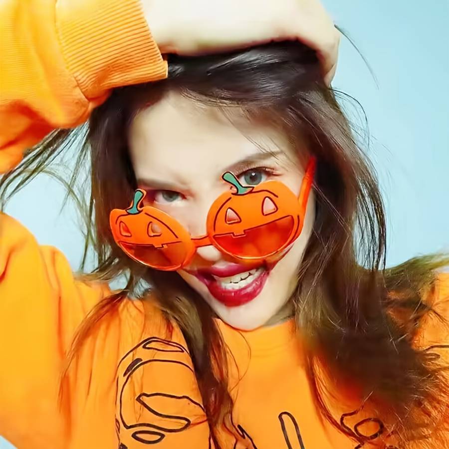 Kids Glasses Items C# White Hand Bones Color Polychrome