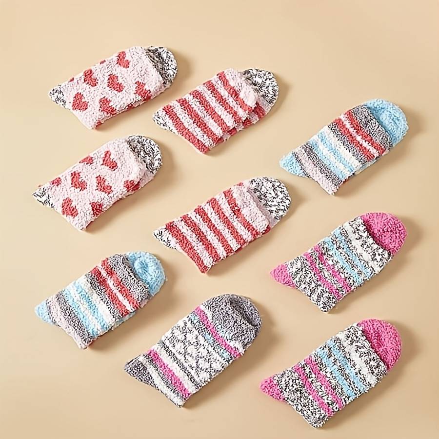 Women S Socks Color 4 Pairs Of Random Mixed Colors Size Onesize