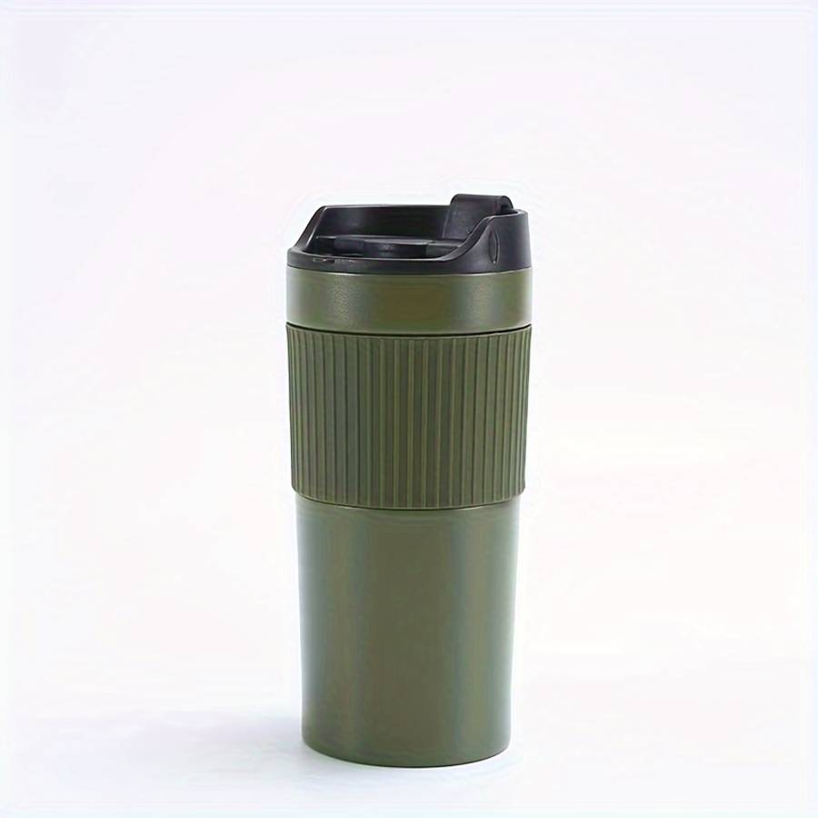 Portable French Press Coffee Maker Double Wall Insulated Travel Mug With 450Ml