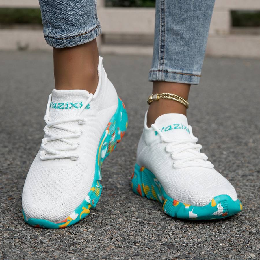 Women S Sneakers Color 7022 White Blue Sizeuk 7