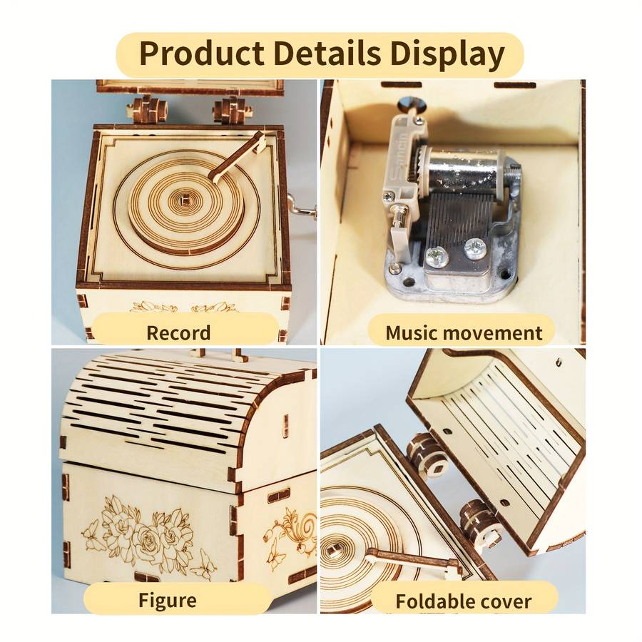 3D Puzzle Musical Instrument Model Style Hand Treasure