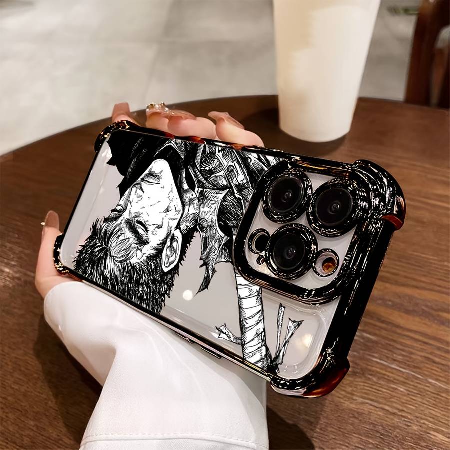 1Pc Mixed Color  For iPhone X XS Dark Knight Pattern Phone Case