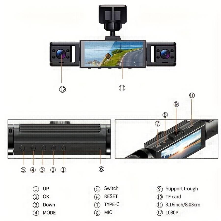 Dashcam Capacity 32G Card