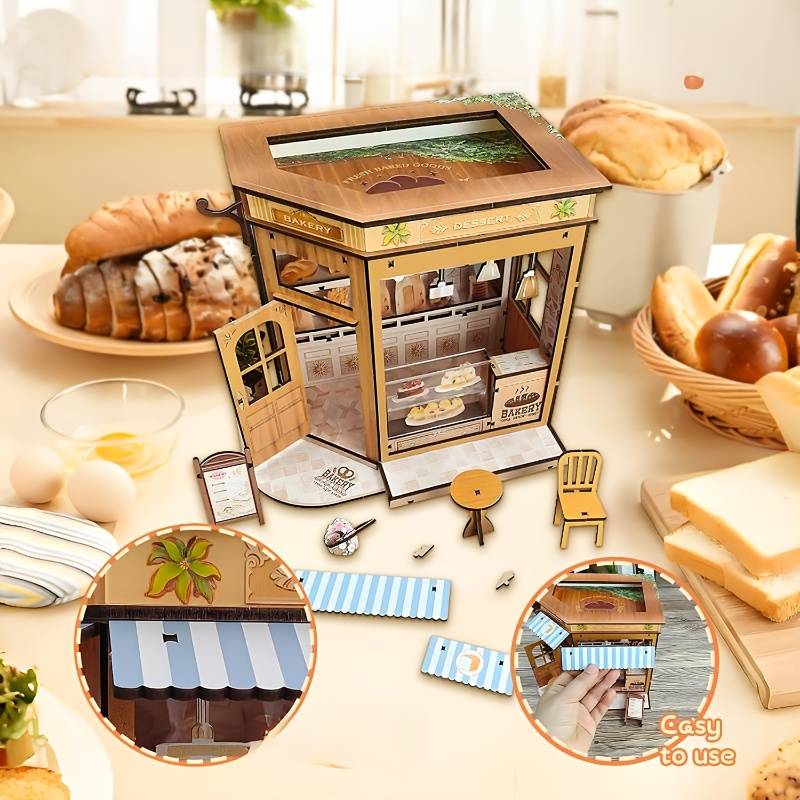 Building Toy Architectural Model Toy Set Style Bread House