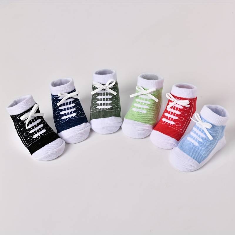 3 Pairs Mixed Colors L High Elastic Socks