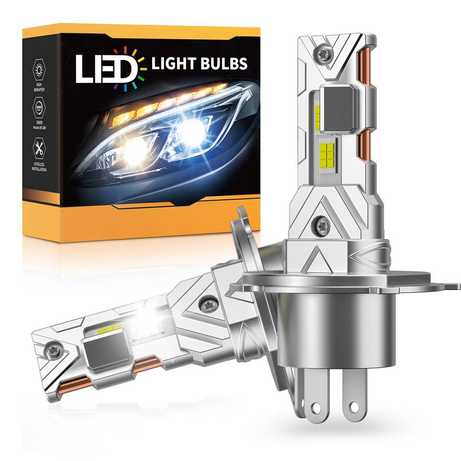 Car Lights Items 2Pcs Upgrade H4 Led Bulbs