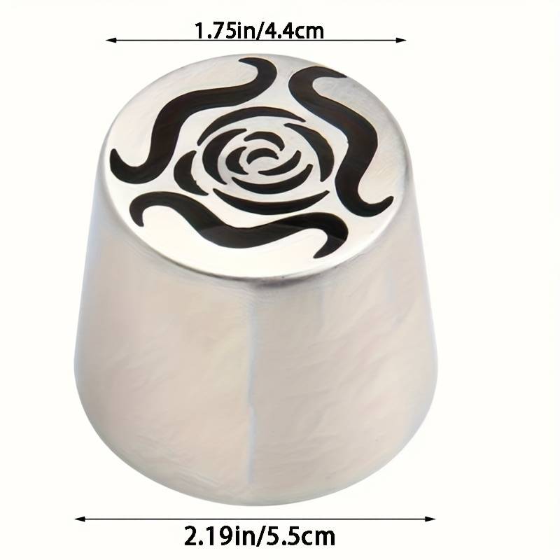 Professional Cake Decorating Head Color Silvery 1Pc
