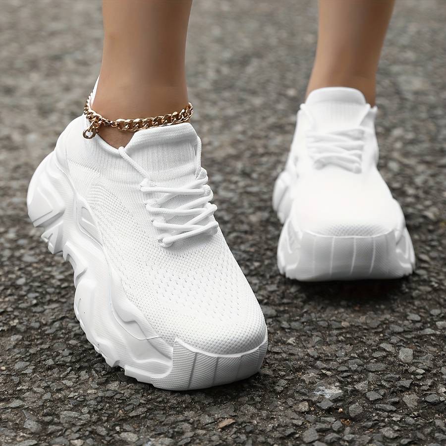 Women S Sneakers Color White Sizeuk 7.5