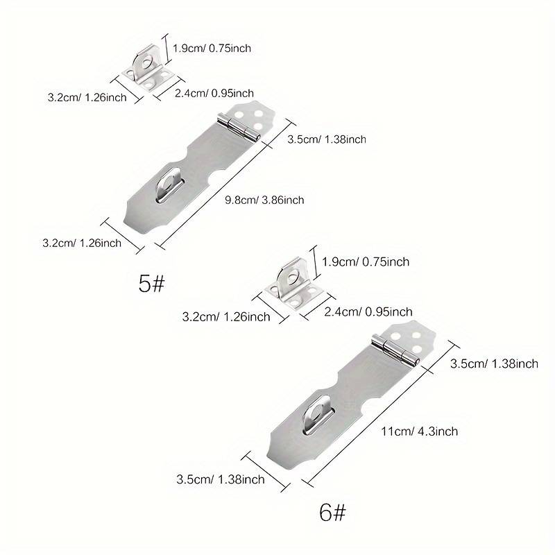 Lock Size 5.8Cm 2.3 Inch   Quantity 5Pcs