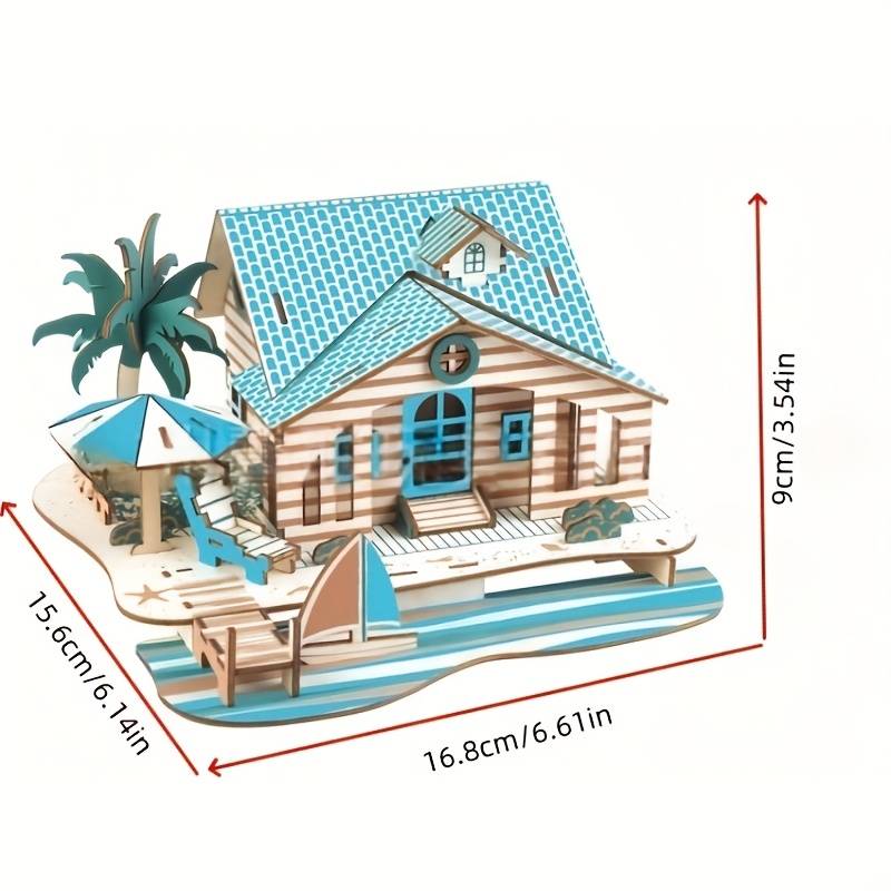 Building Toy Architectural Model Toy Set Style 2Pcs Set  Type B