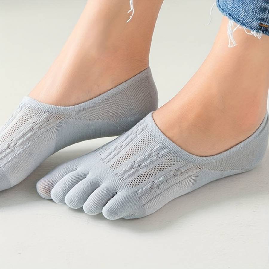 Women S Socks Color Colored Boat Cotton 5 Pairs Size Onesize
