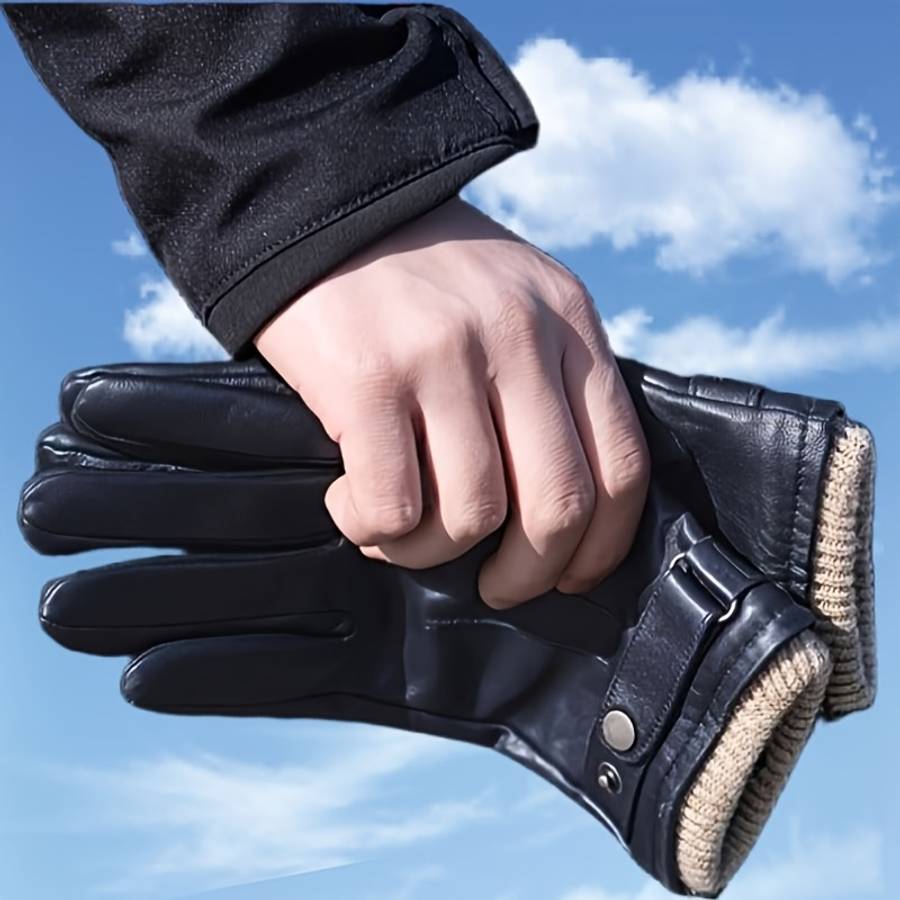 Winter Gloves Color Black