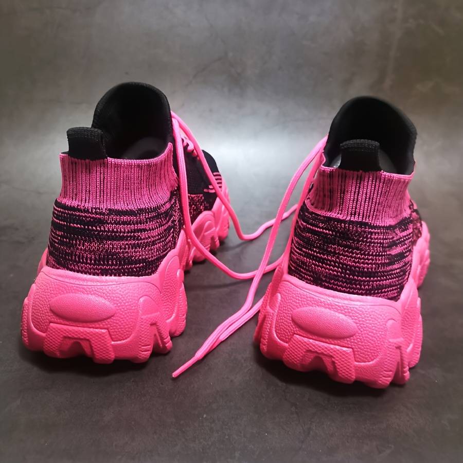 Women S Sneakers Color Blackred Sizeuk 4
