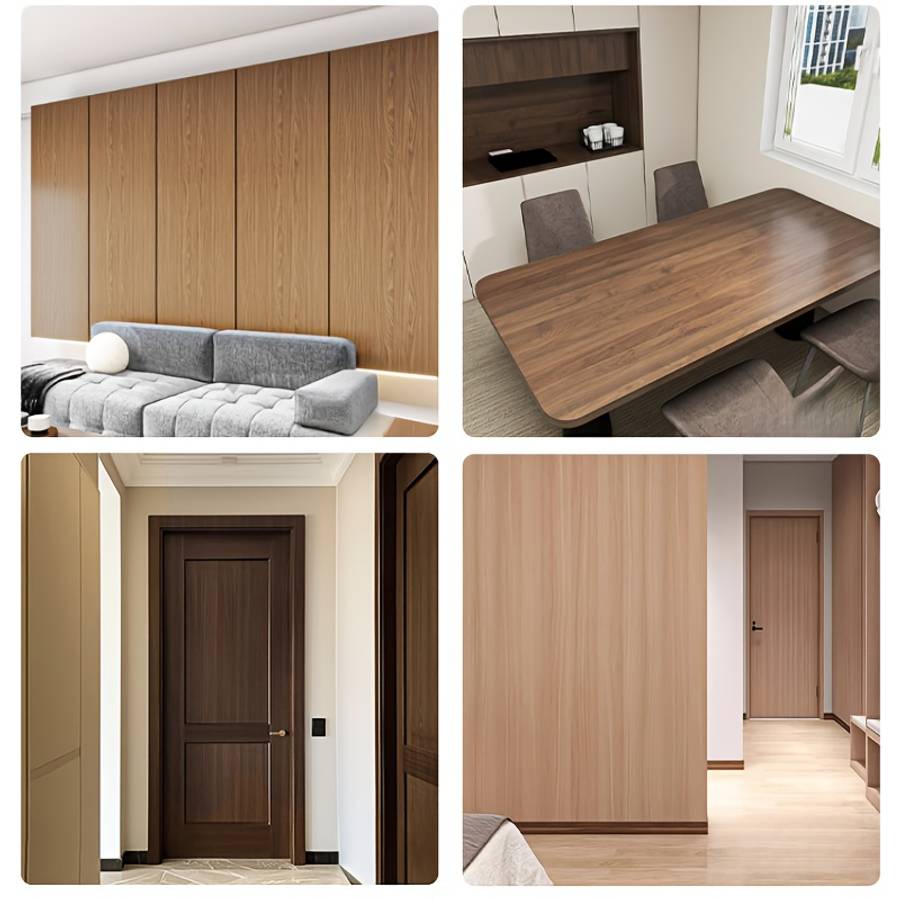 Self Adhesive Floor Stickers Dark Walnut 80.01Cm*200.0Cm