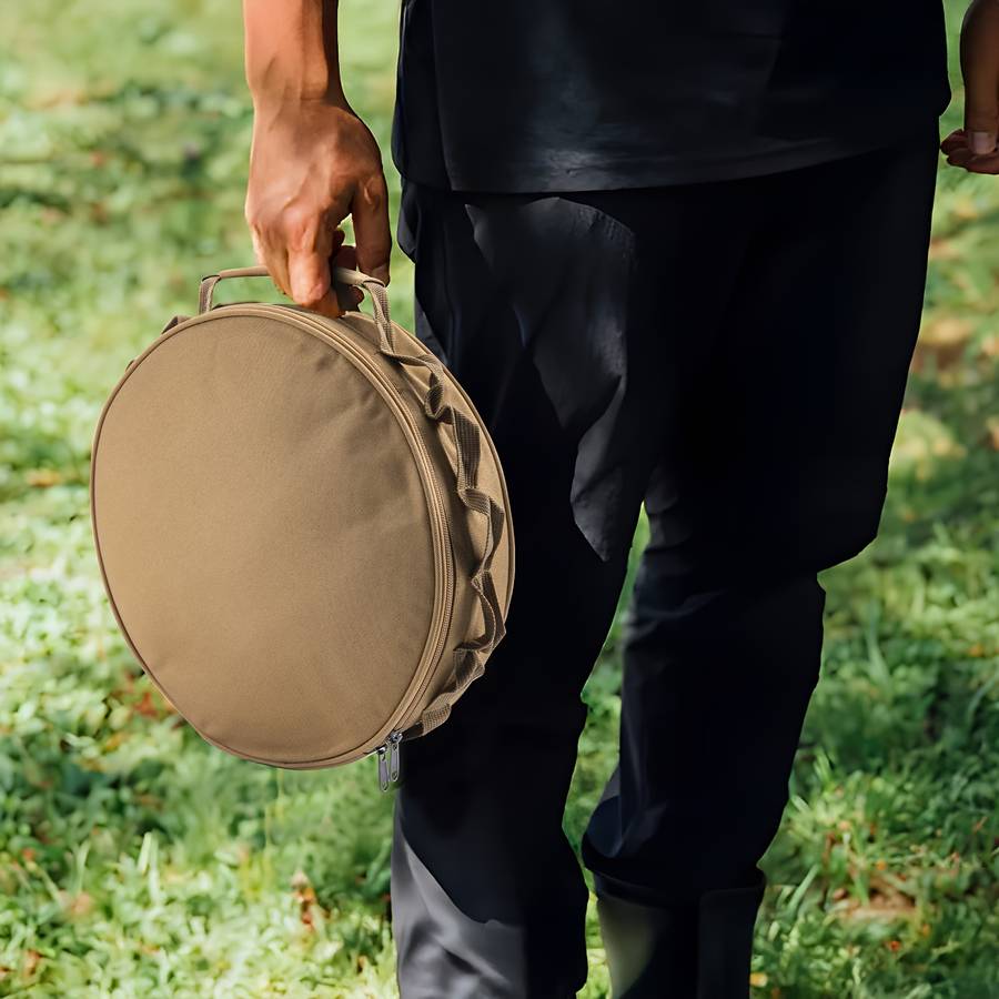 Trend Camping Storage Bag Oxford Cloth Portable Round Kit Hardware Charging Wire