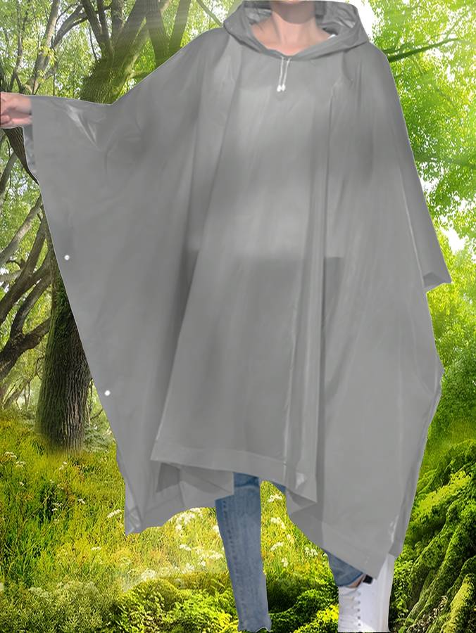 Raincoat Dark Gray Size Onesize