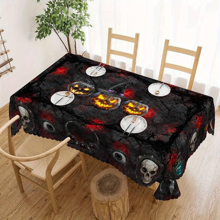Halloween tablecloth decoration size Round 152cm or 60inch
